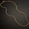 14k Gold Filled Jessica Rolo Chain shown on dark background