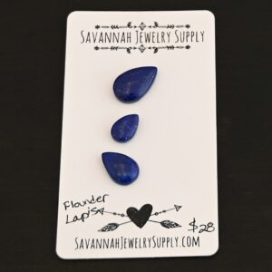 Lapis Cabochon Parcel- Flounder