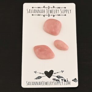 Pink Opal Cabochon Parcel – Mai Tai
