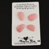 Moscow Mule Pink Opal cabochon parcel shown on business card