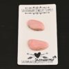 Screwdriver Pink Opal cabochon parcel shown on business card