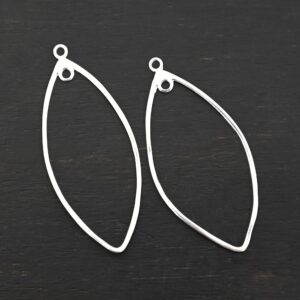 Sterling Silver Marquise Teardrop – Tiffany
