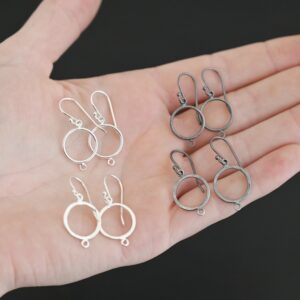 Sterling Silver Circle Chandelier Earring – Taylor