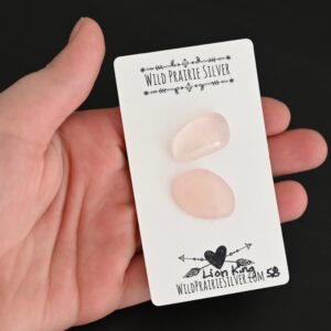 Rose Cut Pink Quartz Cabochon Parcel – Lion King