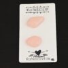 Mulan Rose Cut Rose Quartz Cabochon Parcel shown on business card
