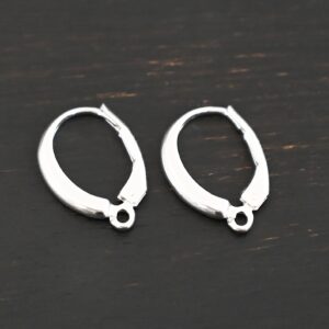 Sterling Silver Leverback Ear Wires – Willa