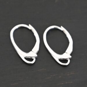Sterling Silver Leverback Ear Wires – Wendy