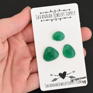 Rose Cut Green Onyx Cabochon Parcel – Spiderman