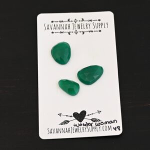 Rose Cut Green Onyx Cabochon Parcel – Wonder Woman