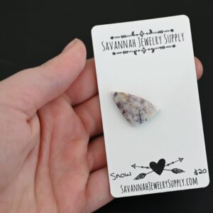Victoria Stone Cabochon – Snow