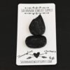 Checkers Tourmaline Cabochon Parcel shown on business card