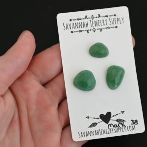 Rose Cut Adventurine Cabochons – Mark