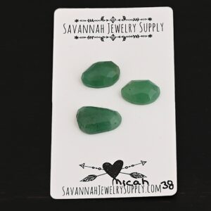 Rose Cut Adventurine Cabochons – Micah