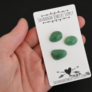 Rose Cut Adventurine Cabochons – Micah