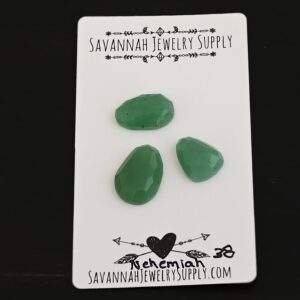 Rose Cut Adventurine Cabochons – Nehemiah