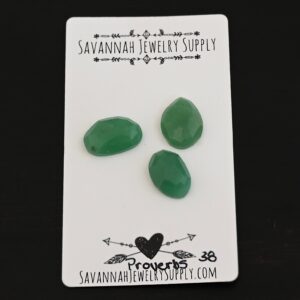 Rose Cut Adventurine Cabochons – Proverbs