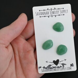 Rose Cut Adventurine Cabochons – 1st Thessalonians