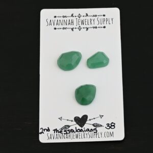 Rose Cut Adventurine Cabochons – 2nd Thessalonians