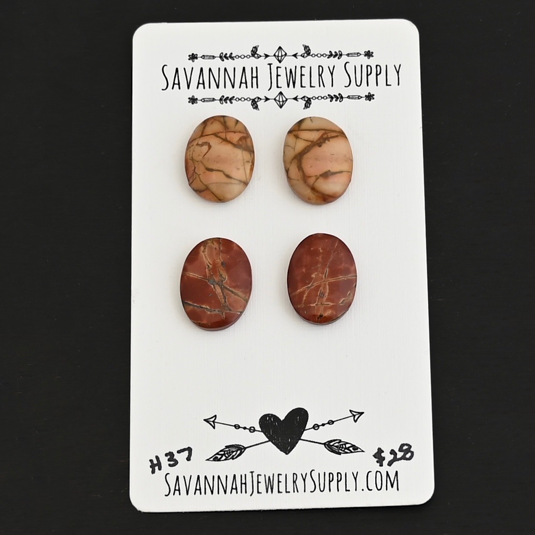 H37 Cherry Creek Jasper shown on business card