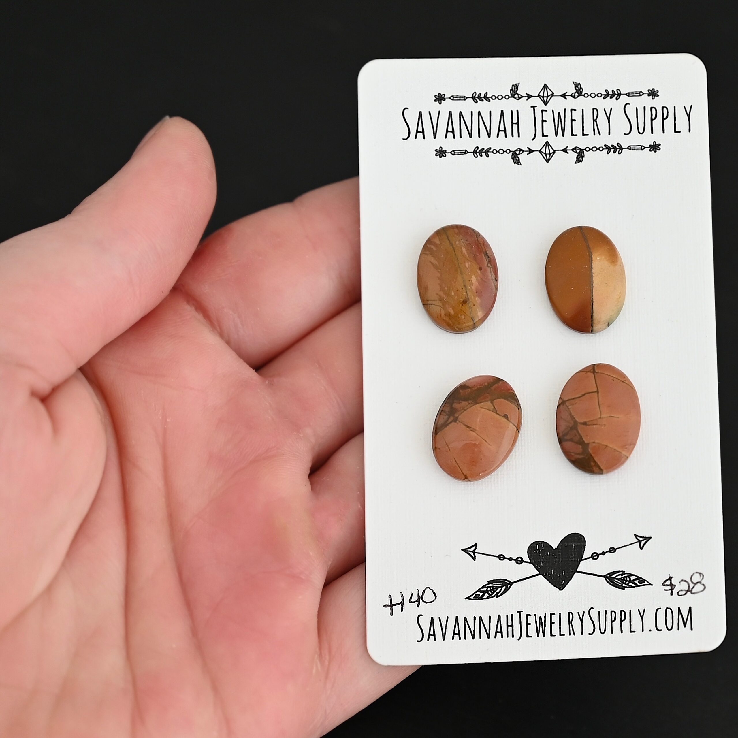 H40 Cherry Creek Jasper H40 Cherry Creek Jasper shown in hand