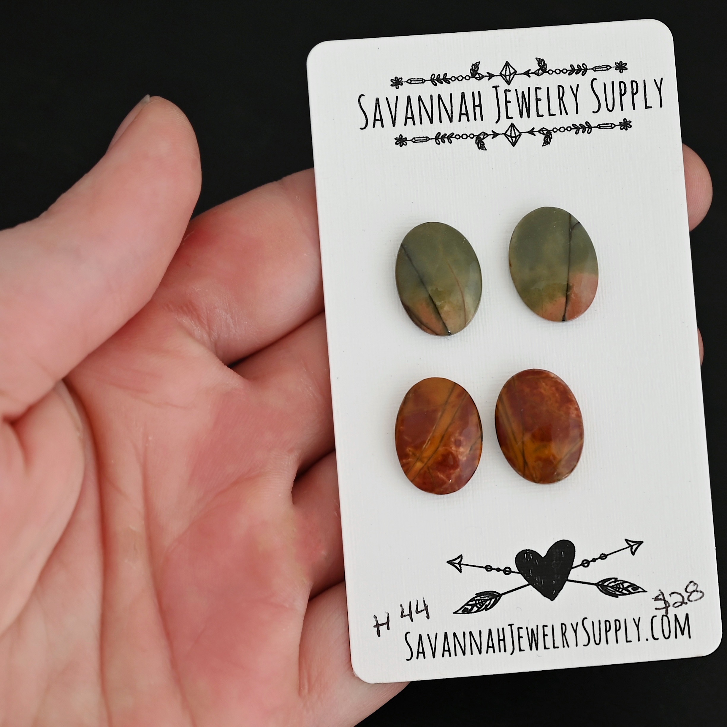 H44 Cherry Creek Jasper H44 Cherry Creek Jasper shown in hand