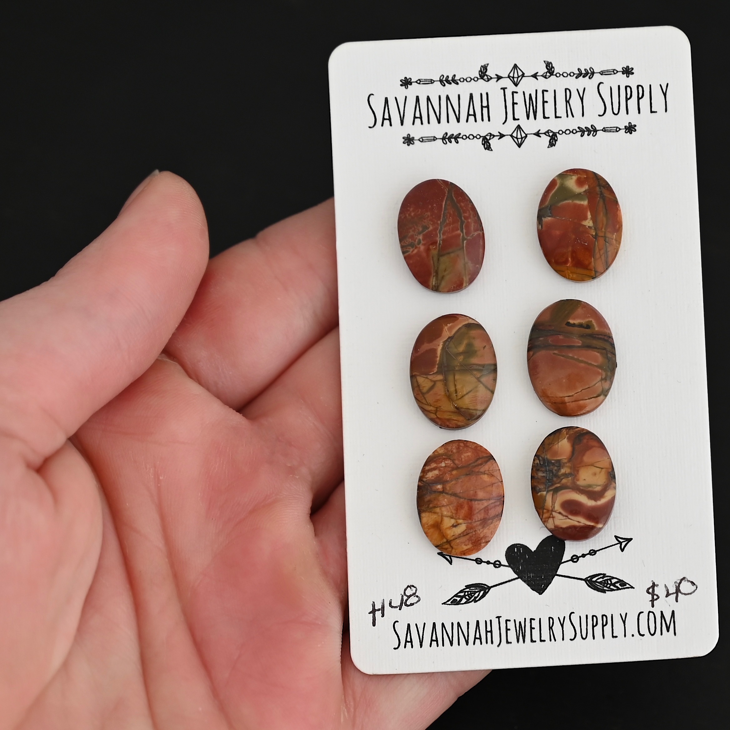 H48 Cherry Creek Jasper shown in hand