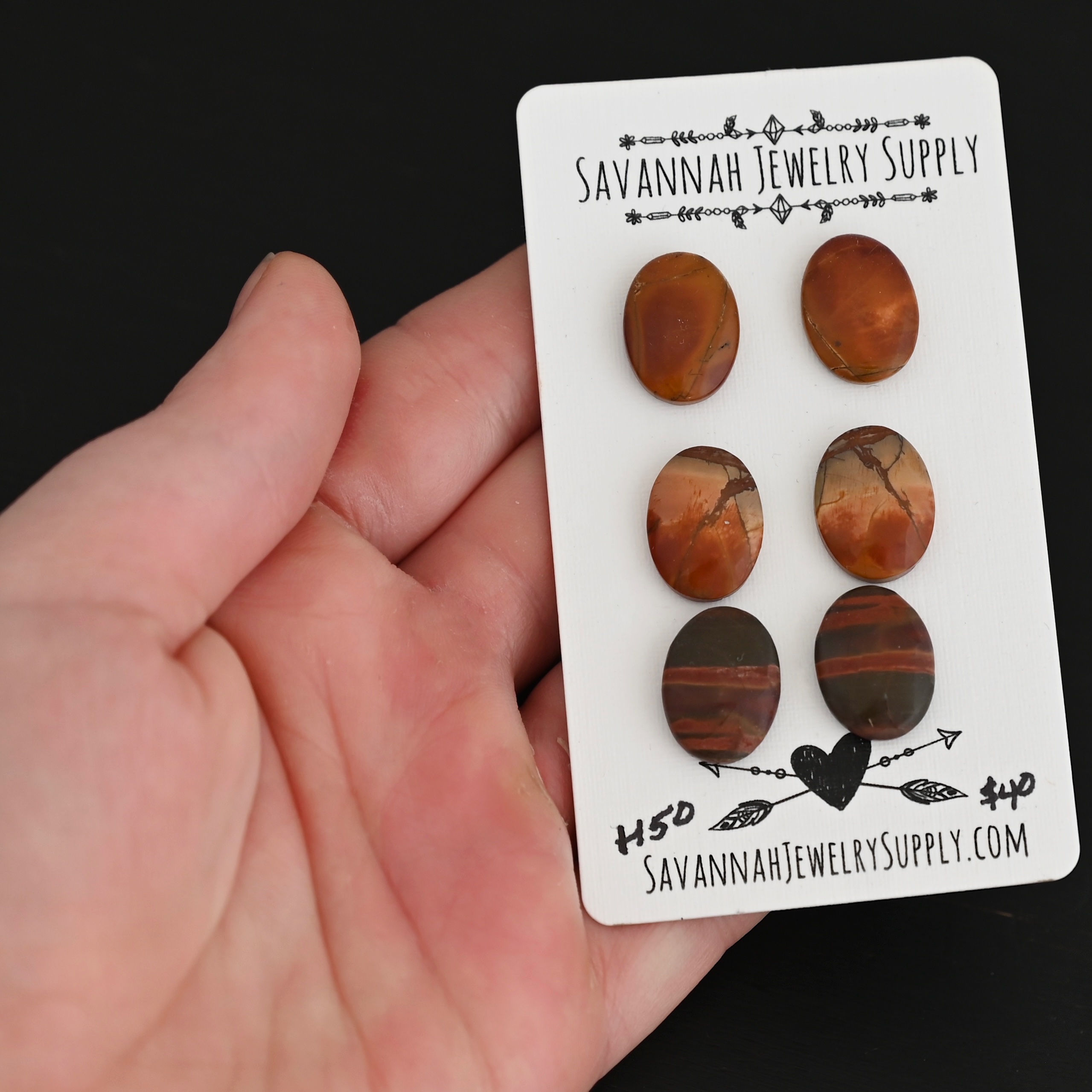 H50 Cherry Creek Jasper shown in hand