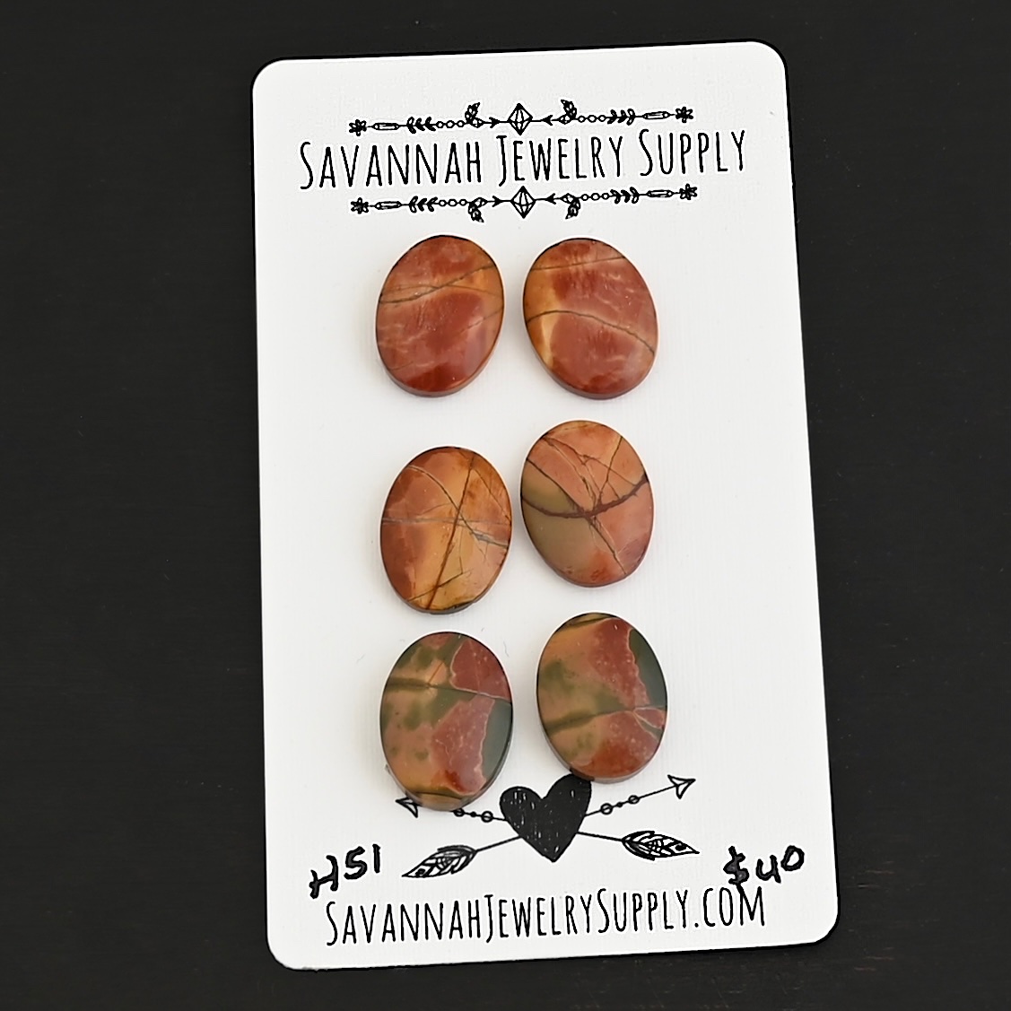 H51 Cherry Creek Jasper shown on business card