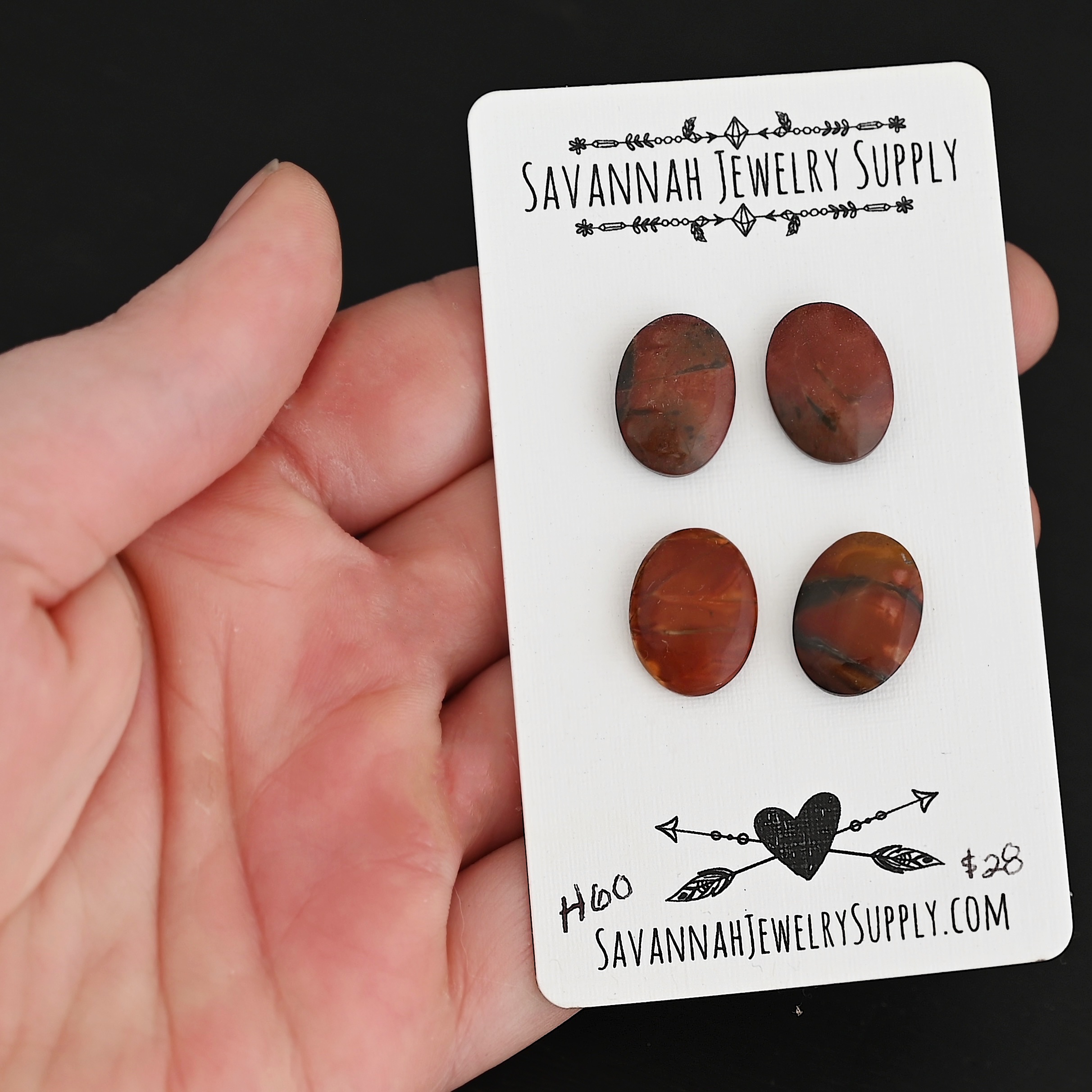 H60 Cherry Creek Jasper H60 Cherry Creek Jasper shown in hand