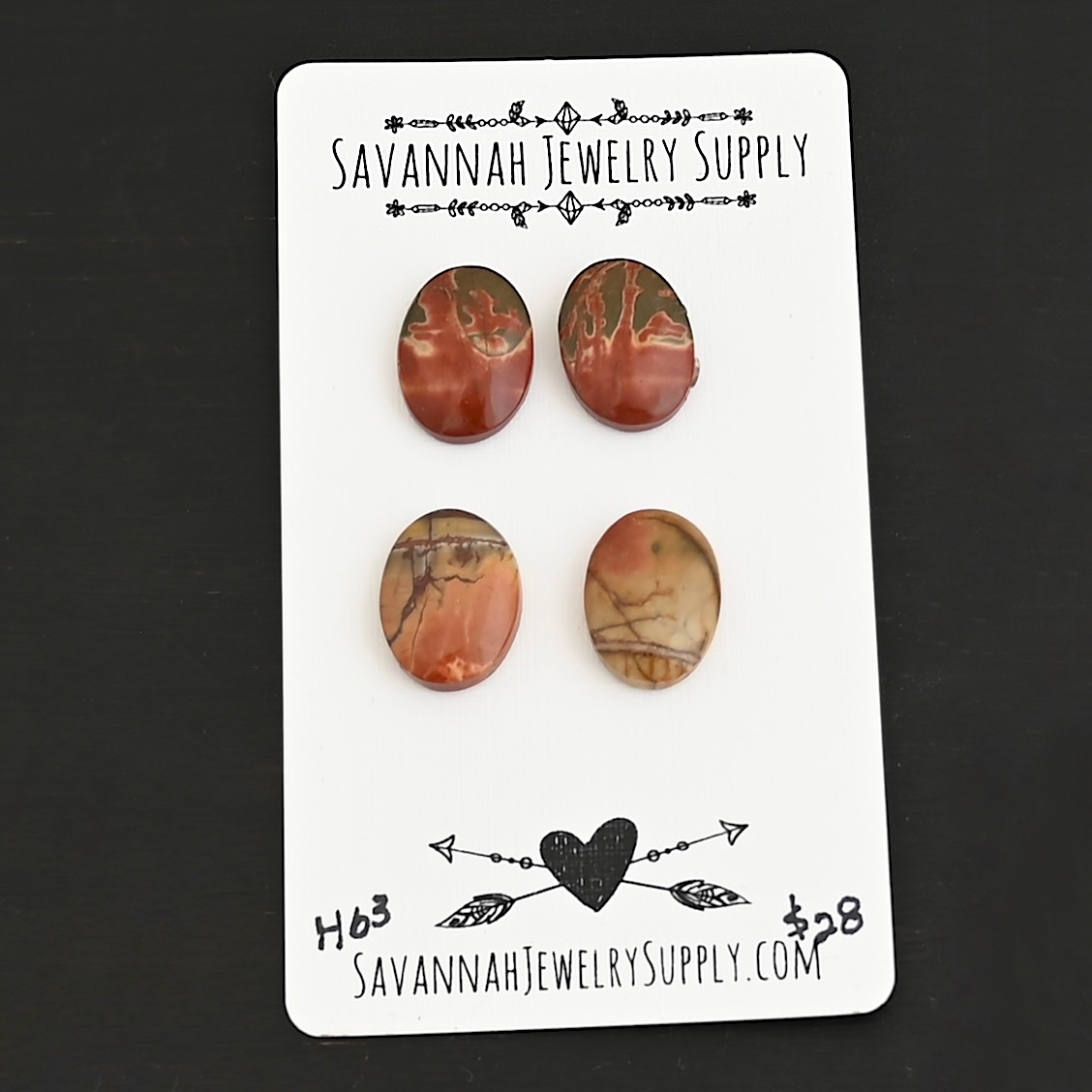 H63 Cherry Creek Jasper shown on business card