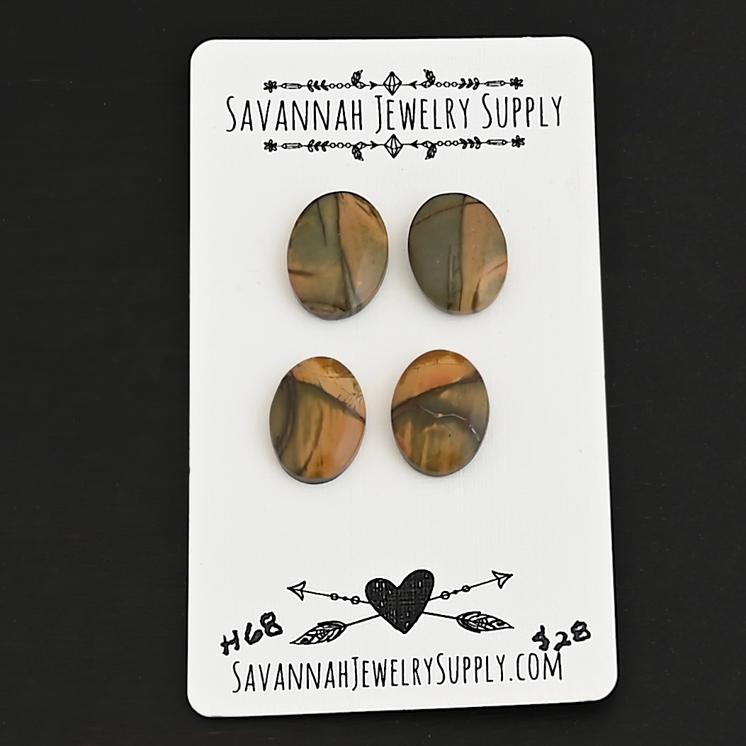 H68 Cherry Creek Jasper H68 Cherry Creek Jasper shown on business card