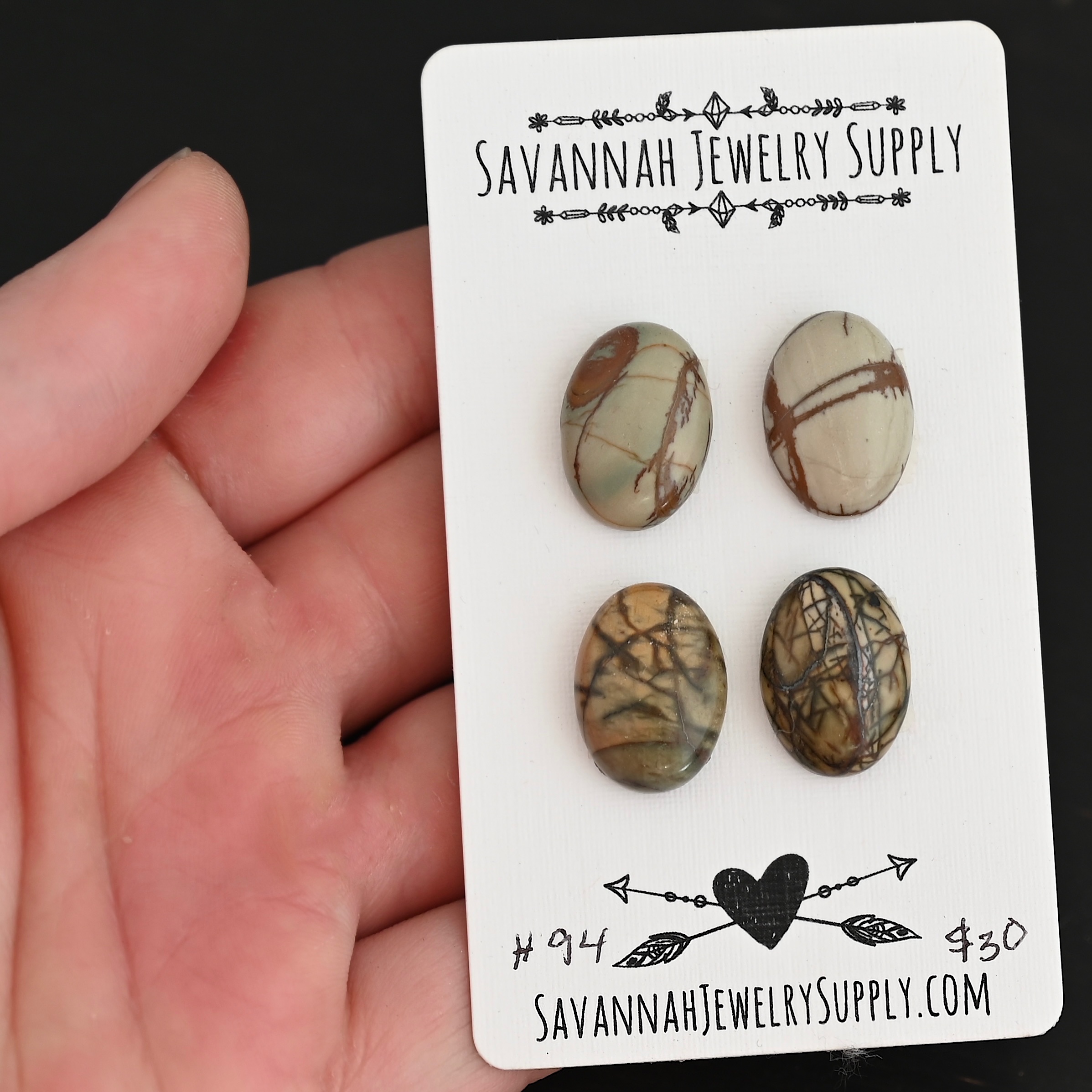 H94 Cherry Creek Jasper H94 Cherry Creek Jasper shown in hand