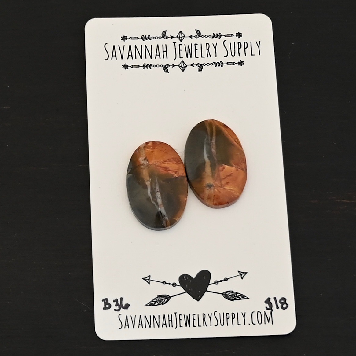 B36 Cherry Creek Jasper shown on business card