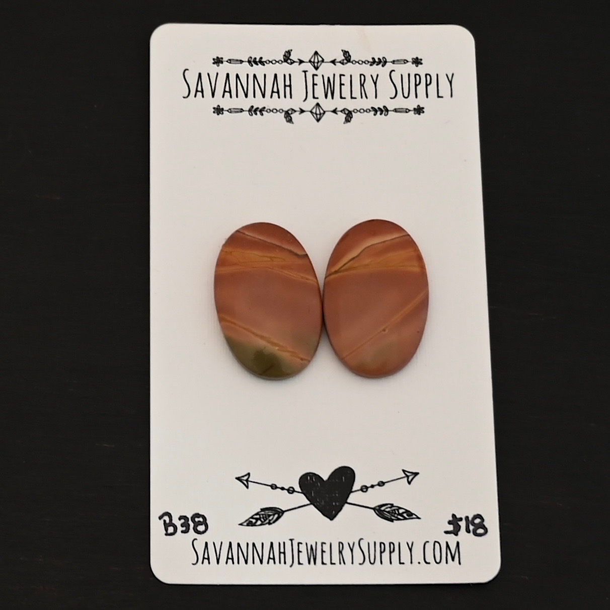 B38 Cherry Creek Jasper shown on business card