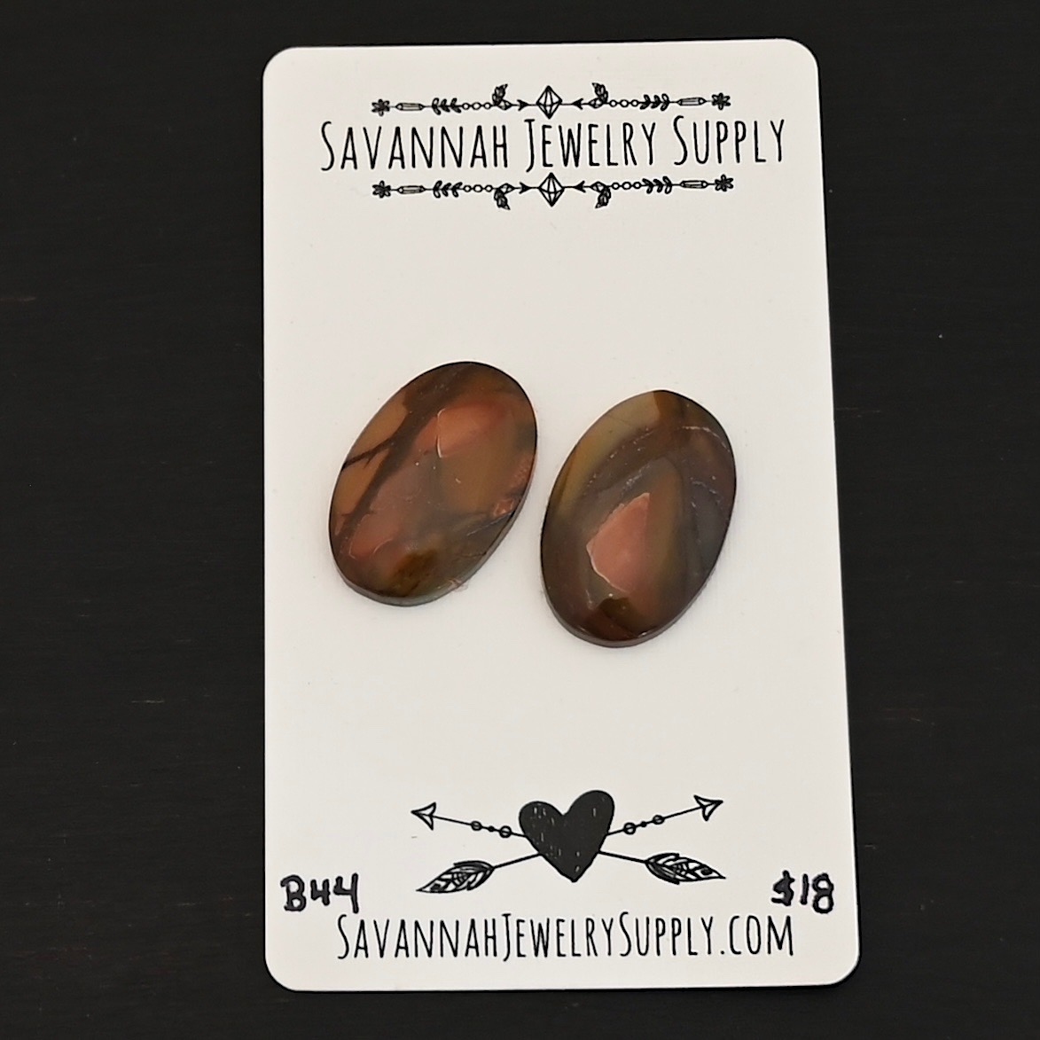 B44 Cherry Creek Jasper shown on business card