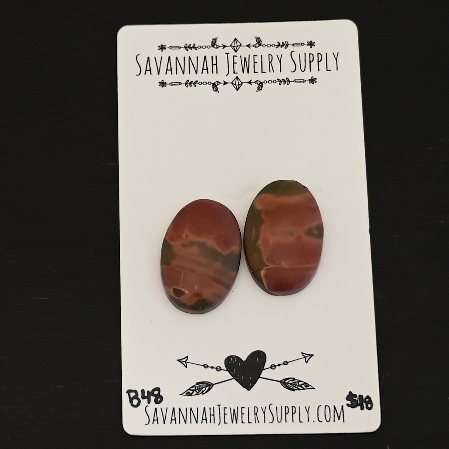 B48 Cherry Creek Jasper shown on business card