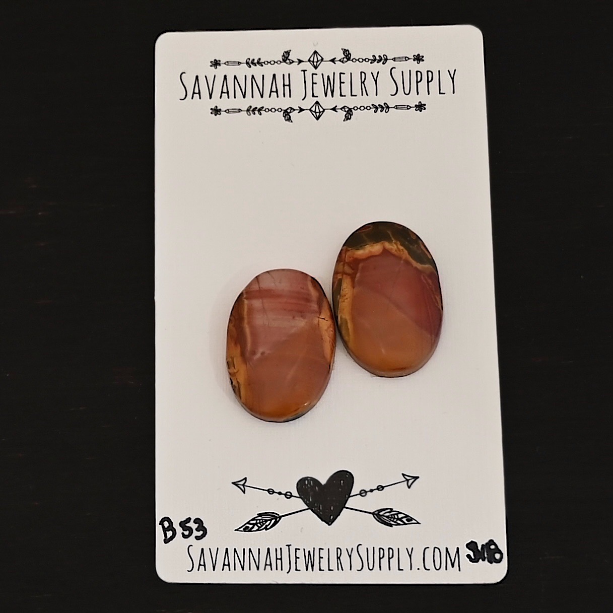 B53 Cherry Creek Jasper shown on business card