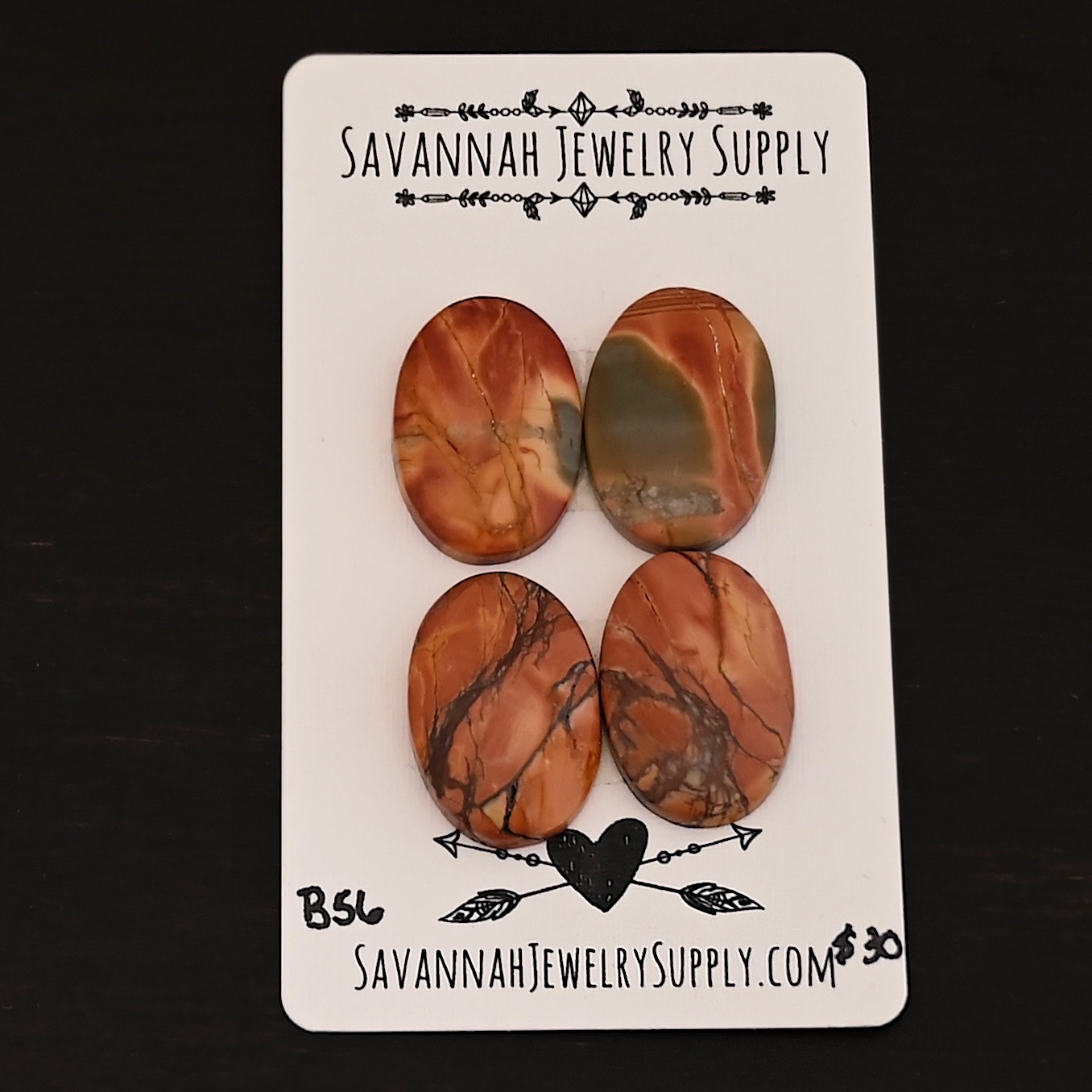 B56 Cherry Creek Jasper shown on business card