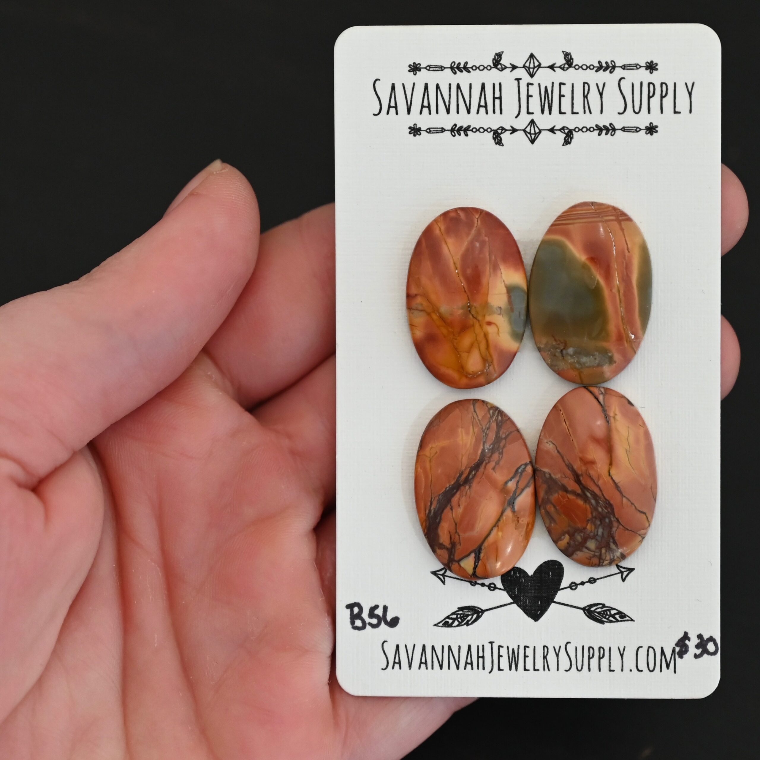 B56 Cherry Creek Jasper shown in hand
