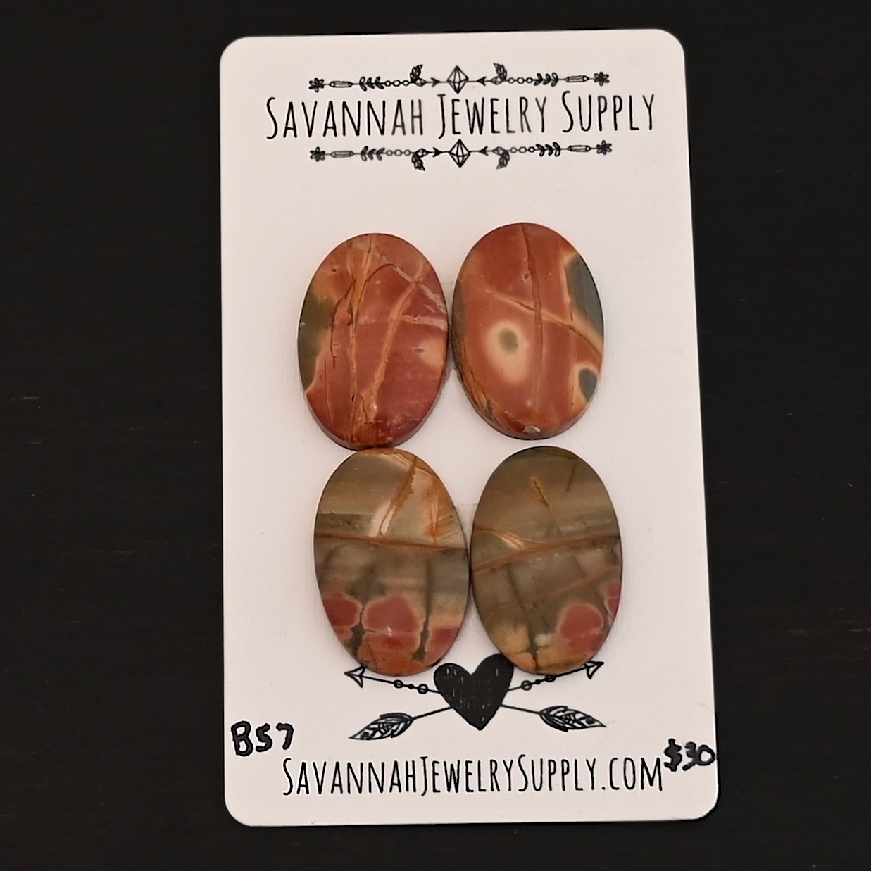 B57 Cherry Creek Jasper shown on business card