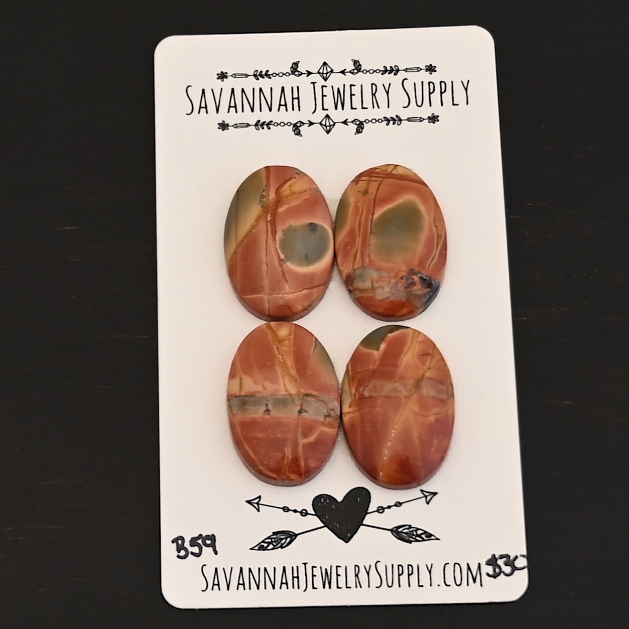 B59 Cherry Creek Jasper shown on business card