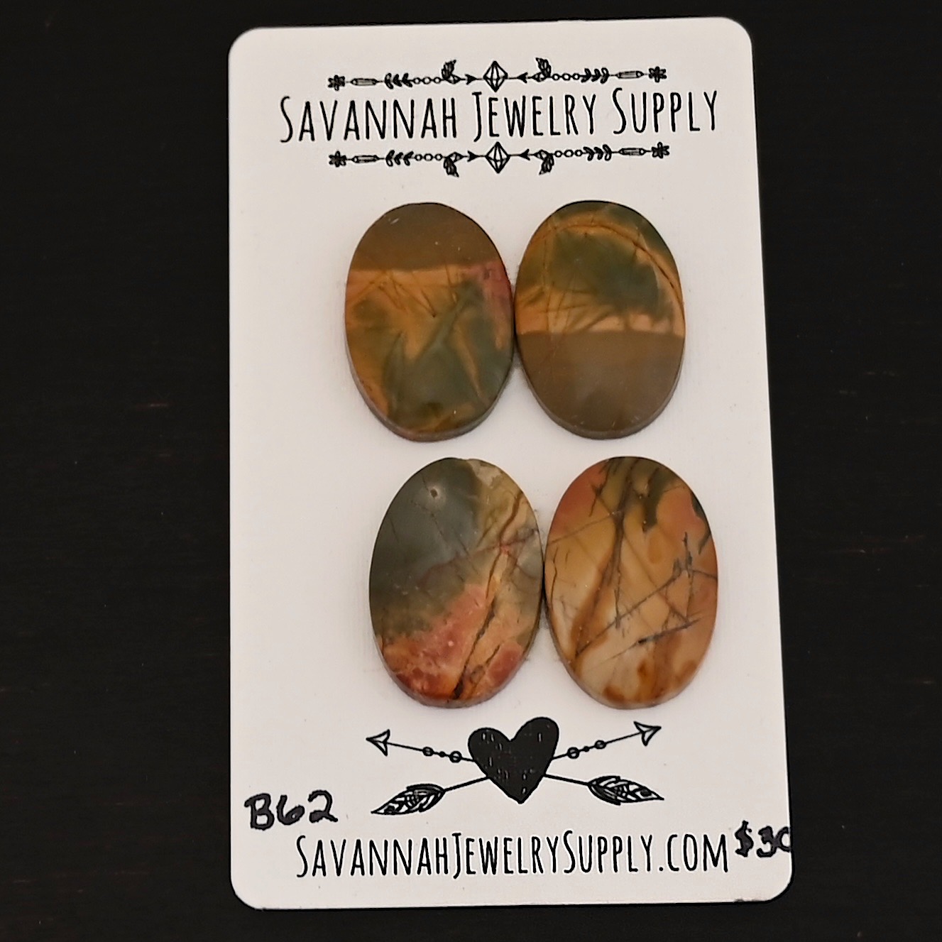 B62 Cherry Creek Jasper shown on business card