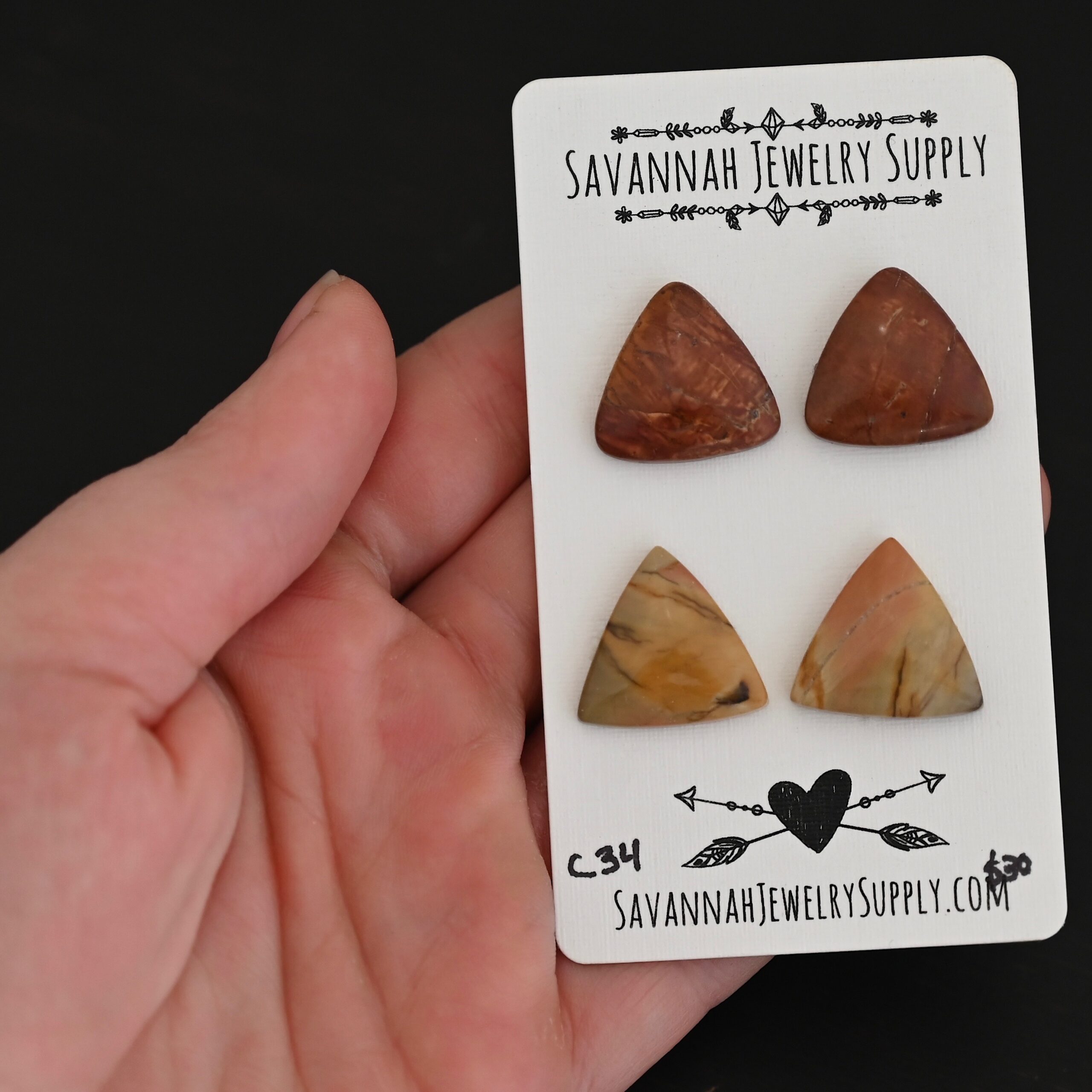 C34 Cherry Creek Jasper shown in hand