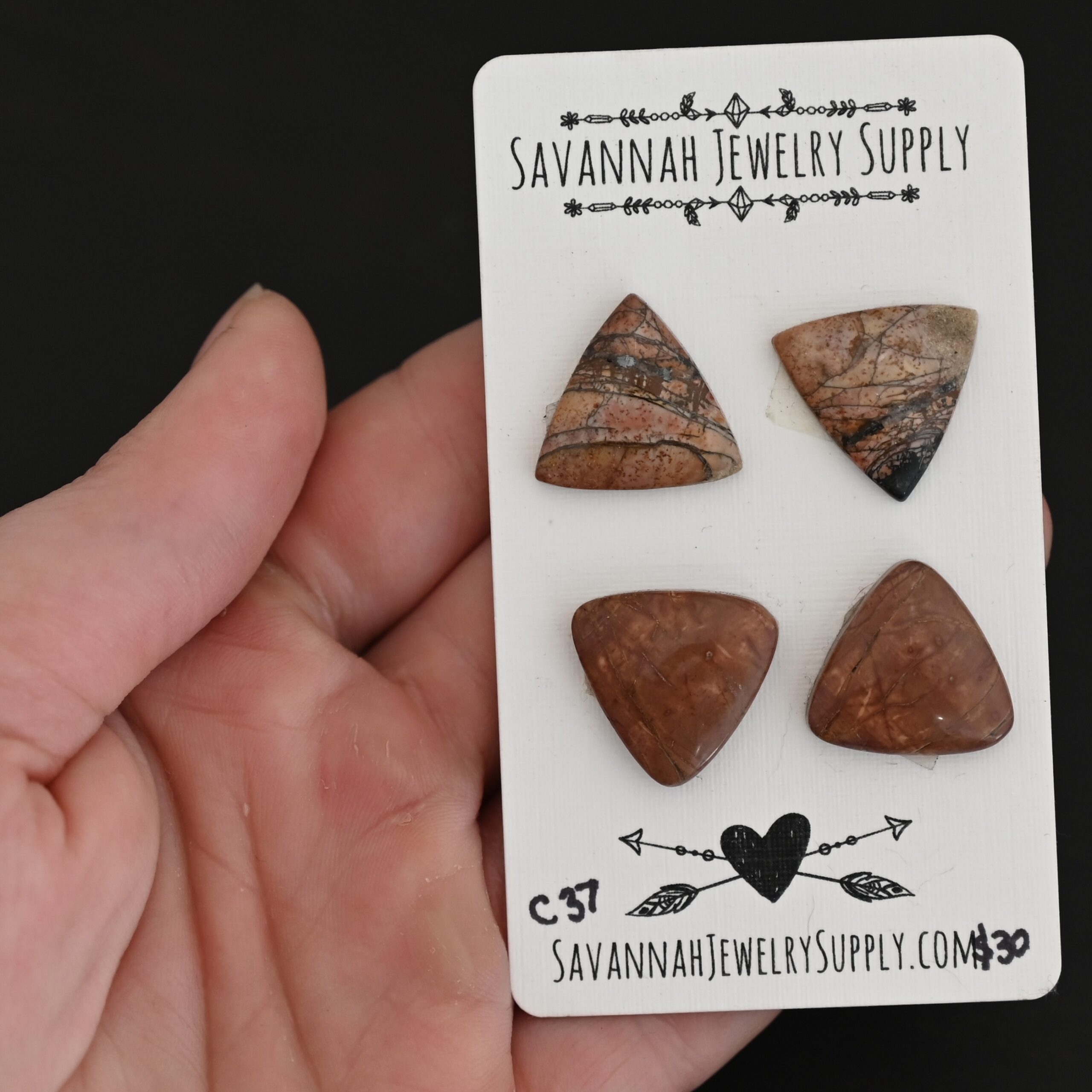 C37 Cherry Creek Jasper shown in hand