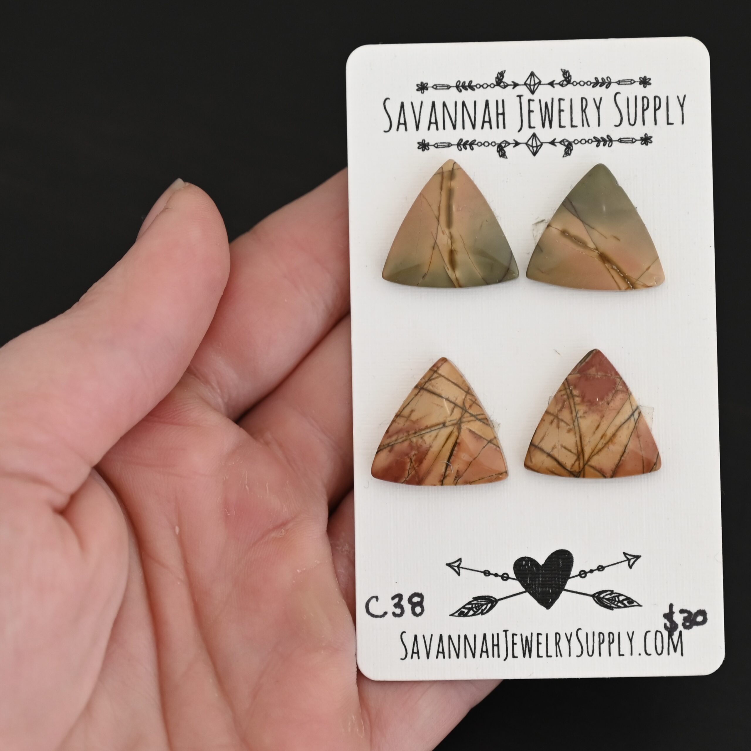 C38 Cherry Creek Jasper shown in hand