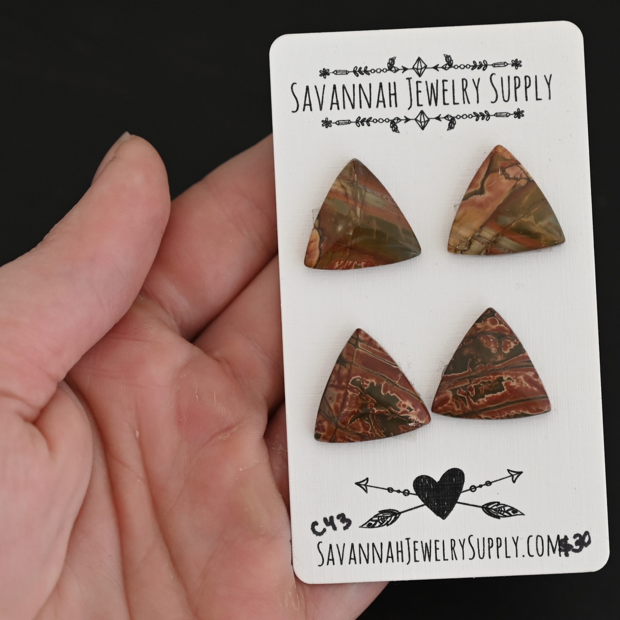 C43 Cherry Creek Jasper shown in hand