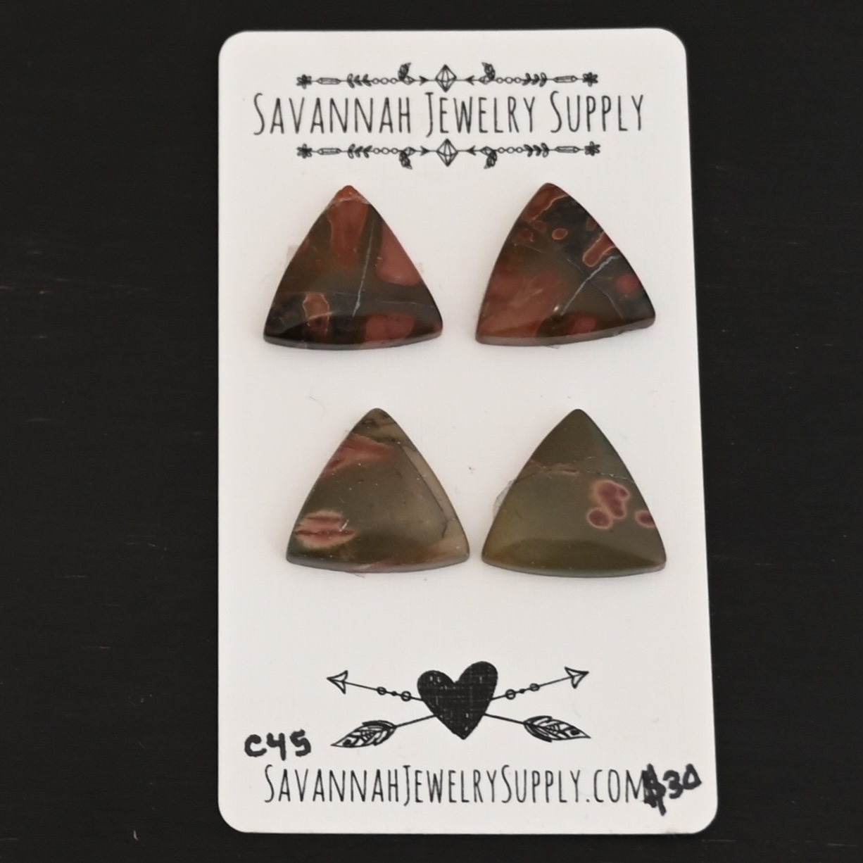 C45 Cherry Creek Jasper shown on business card