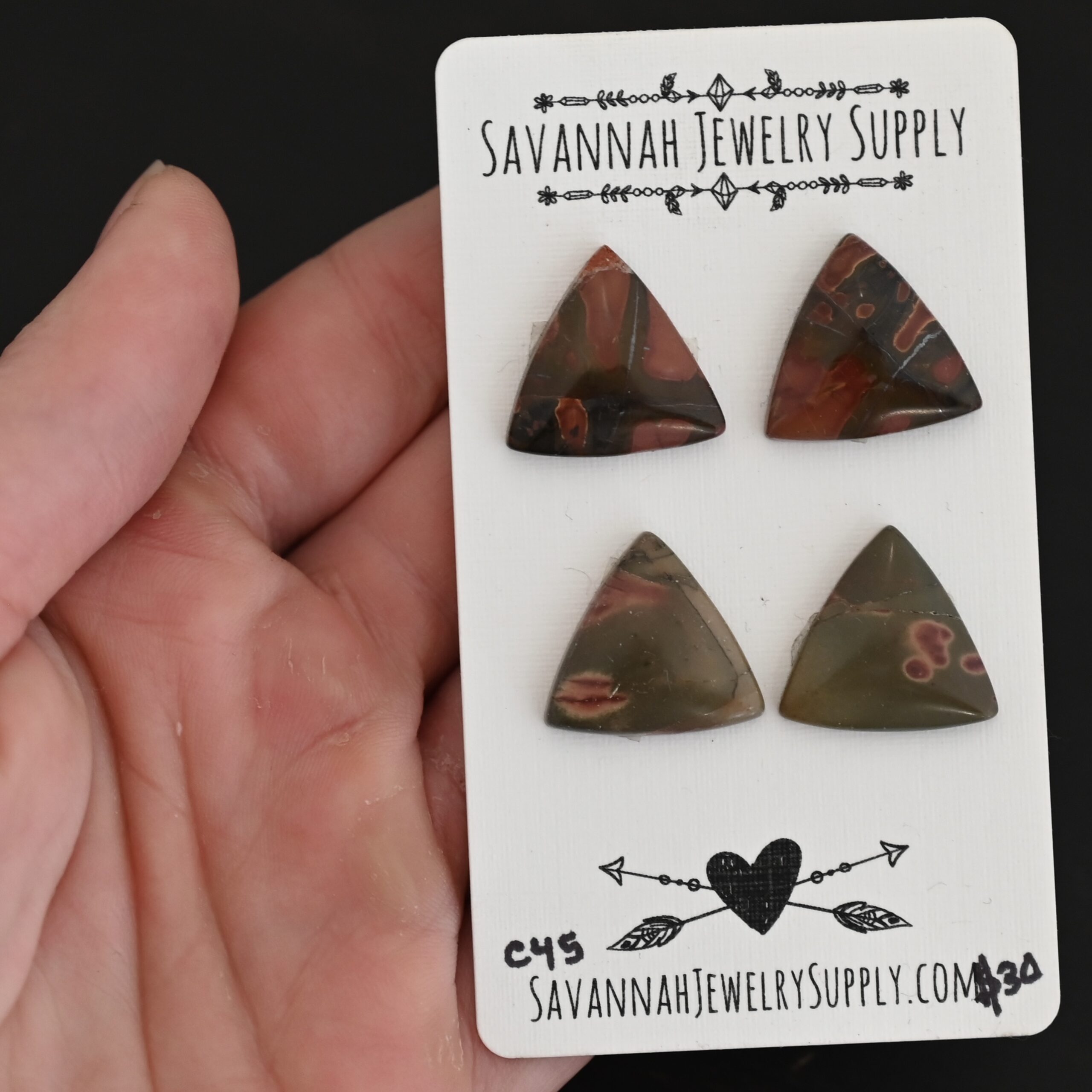 C45 Cherry Creek Jasper shown in hand