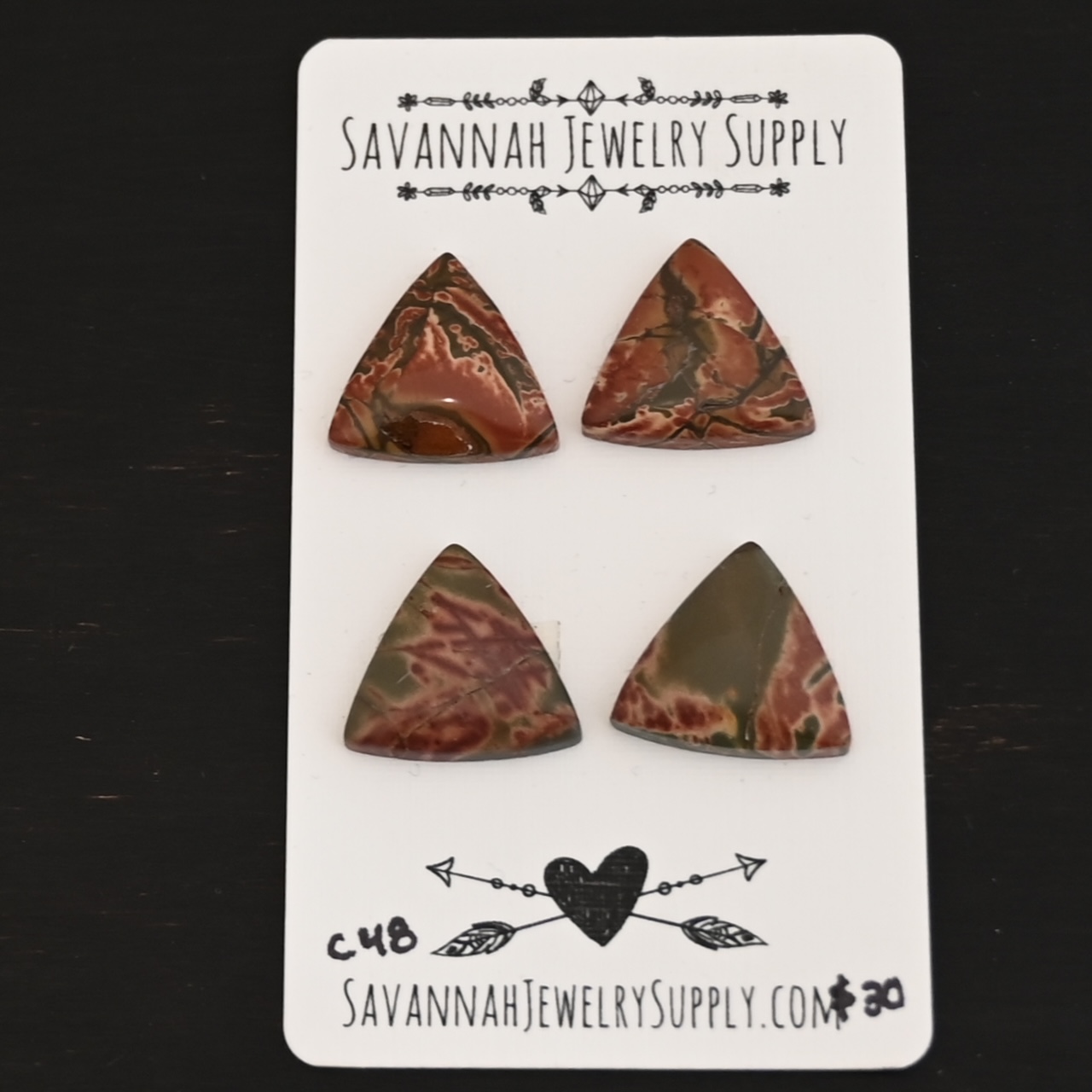 C48 Cherry Creek Jasper shown on business card