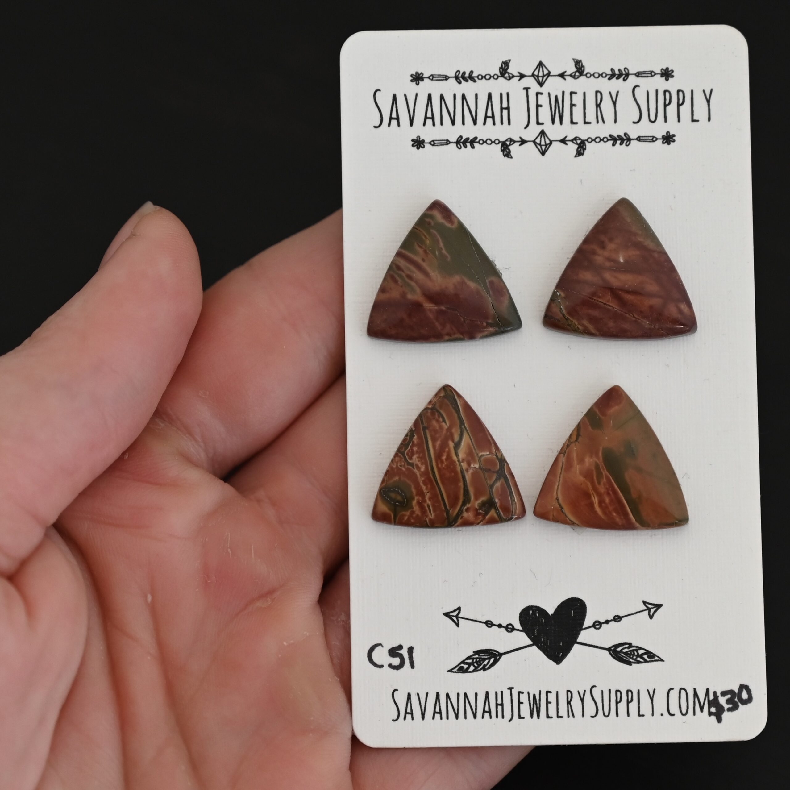 C51 Cherry Creek Jasper shown in hand